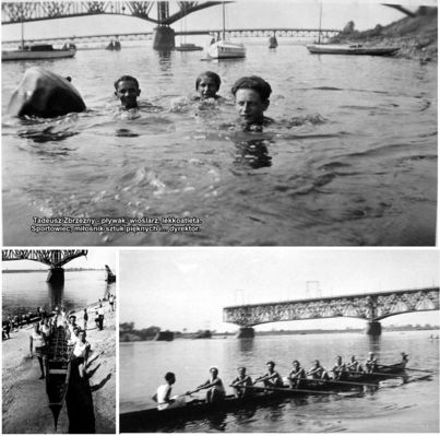Wioślarstwo płockie
Zdjęcie pochodzi z książki Mirosława Łakomskiego "Album Tumski".
Wszelkie prawa zastrzeżone. 
