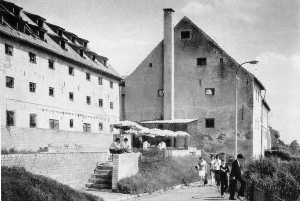 Taras winiarni "Słoneczko" przy spichrzach
lata 70-te
