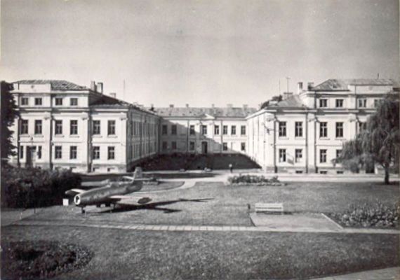 Samolot na Placu Narutowicza - 1962 r.
