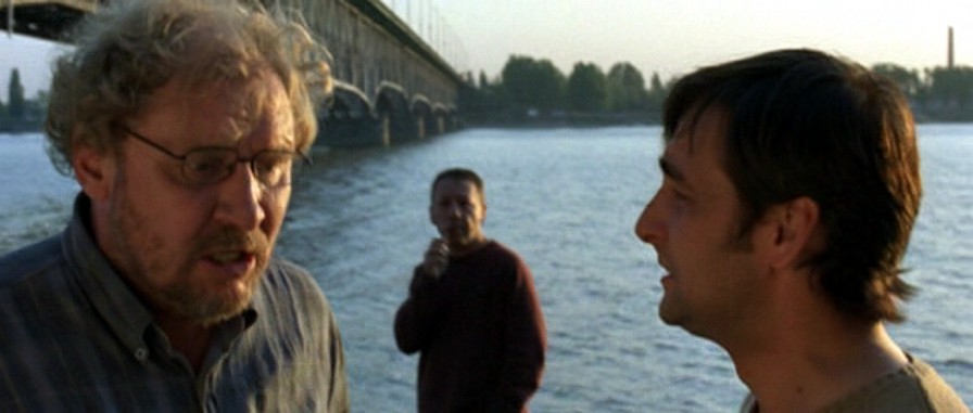 Scena z filmu "Dublerzy"
Robert Gonera, Andrzej Grabowski, Zbigniew Zamachowski pod płockim mostem
