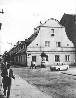 Barokowa kamienica przy ul. Grodzkiej 2 - pocz. lat 70tych
