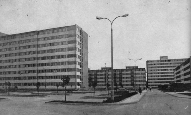 Fragment osiedla Tysiąclecia -1970/71.
