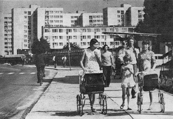 ul. Miodowa
W tle osiedle Tysiąclecia.
