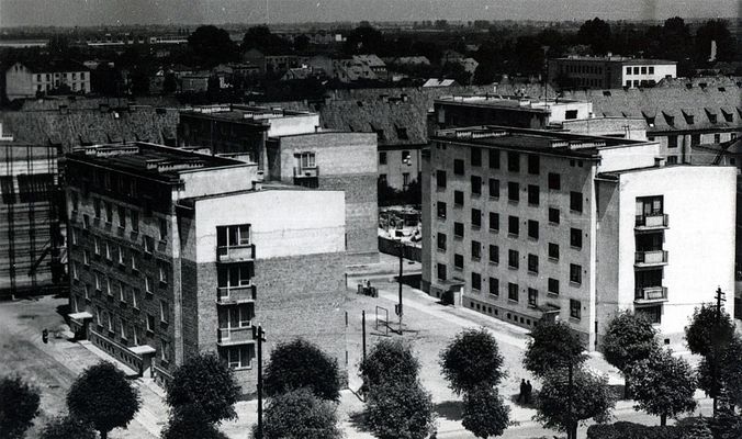 Budowa os. Kolegialna - lata 60-te
