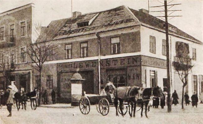 Róg ul. Tumskiei i ul. Kościuszki - 1914 rok
