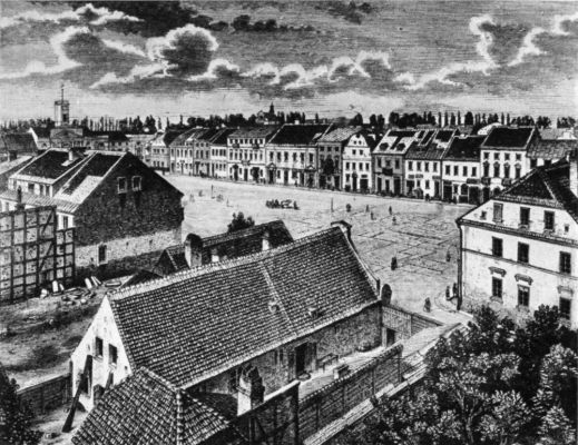 Stary Rynek od południowego wschodu, 1872
Autor: Adolf Kozarski
