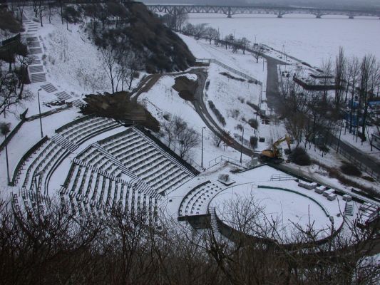 Amfiteatr - początek modernizacji
