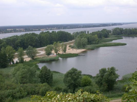 Fragment zalewu "Sobótka"
Zalew "Sobótka" - widok ze skarpy wiślanej.
