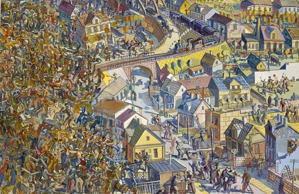 Radziwie
Edward Dwurnik, 1968, olej, płótno
