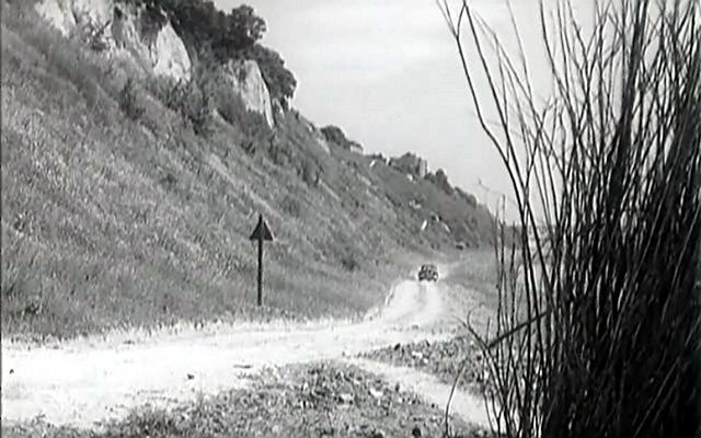 "Dotknięcie nocy" - okolica Sobótki
1961 r.

Scena z filmu "Dotknięcie nocy"
