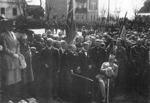 Marszałek Józef Piłsudski w Płocku
10.04.1921 r.
