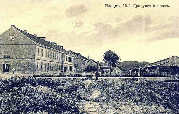 Koszary - 15 Dragunskij połk - ok. 1915 roku
