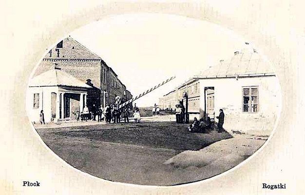 Rogatki płońskie - ok. 1915 roku
Obecnie teren Szkoły Wyższej im. Pawła Włodkowica
