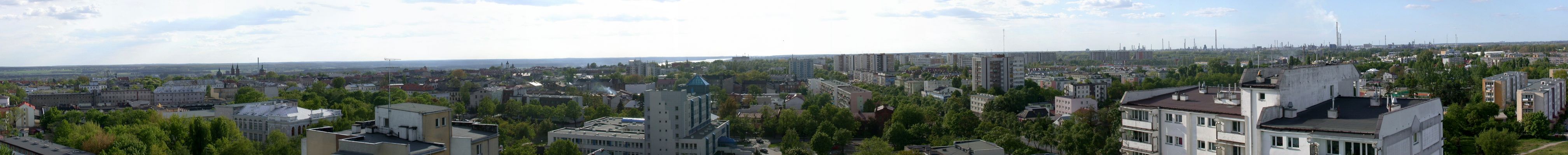 Panorama miasta - dzienna
Panorama z XI p. wieżowca na ul. Jachowicza 19a.
