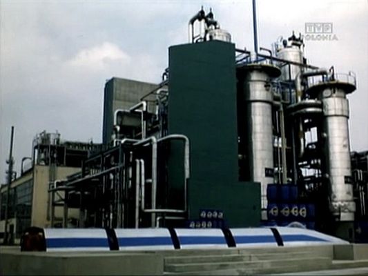 Fragment filmu "Pan Kleks w kosmosie" - 1988 rok
Instalacja Kombinatu
