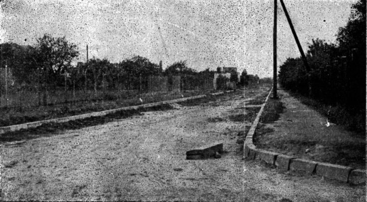 Peryferyjna "ulica" w budowie
koniec lat 50-tych
Autor: Henryk Prośniewski

[Opis oryginalny]
