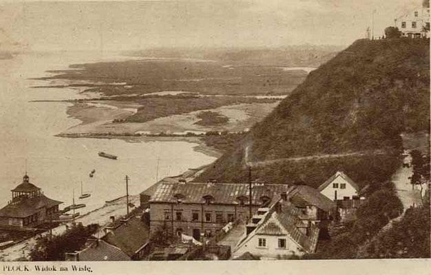 Płock - ok. 1930 roku
Widok na Wisłę.
