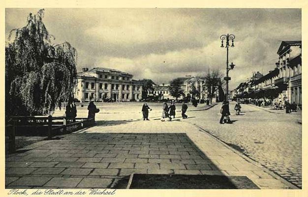 Płock - Pl. Narutowicza - ok. 1940 rok
