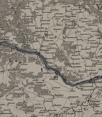 Płock i okolice - 1799
Militarna mapa Rosji i Prus
rok 1799
skala: 5 wiorst/cal
