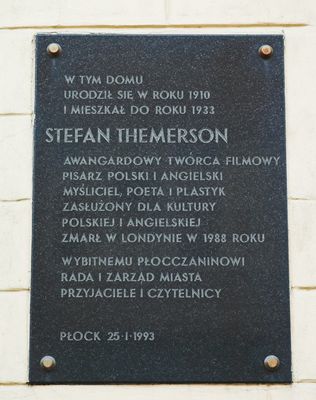 Stefan Themerson - tablica
ul. Grodzka

[url=http://galeria.plock24.pl/displayimage.php?pos=-5422]Kim był S. Themerson? - [color=red]Kliknij[/color][/url] 
