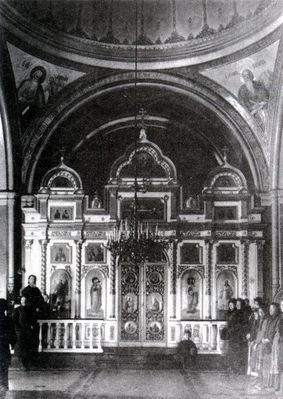 Cerkiew - wnętrze
Demontaż ikonostasu - 5 marca 1919 rok

fot.: Juliusz Domb.
