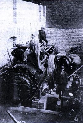 Elektrownia S. i J. Górnickich przy ul. Warszawskiej (obecnie ul. Kościuszki)
1916 rok.
