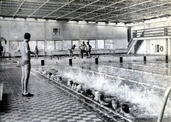 Pływalnia w "Jagiellonce"
Autor: G. Bojanowski - 1981 r.
