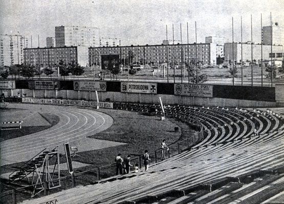 Stadion K.S. "Wisła"
Autor: G. Bojanowski - 1982 r.
