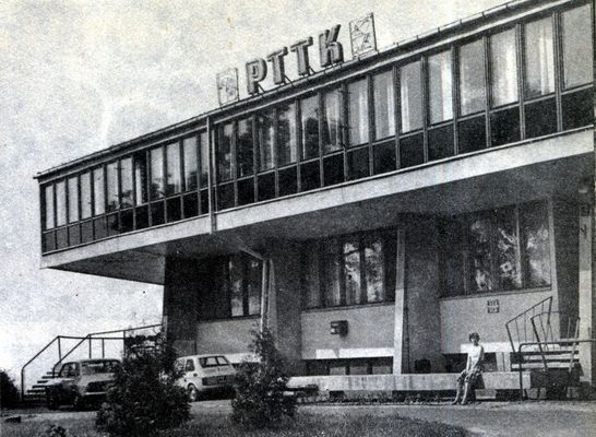 Dom Wycieczkowy PTTK, zbudowany w 1961 r.
Autor: G. Bojanowski - 1980 r.
