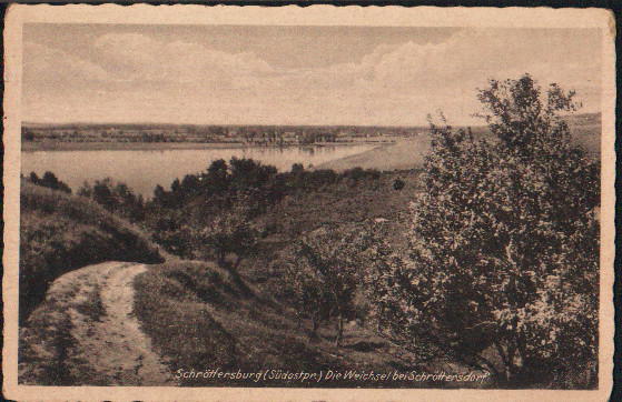 Wisła w Płocku - karta pocztowa
Bez obiegu (ok.1940).Wyd: B.Kamm,Schröttersburg/Plock
