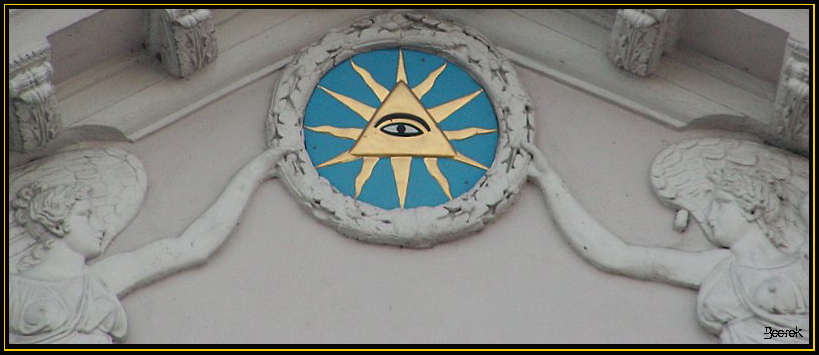 Biblioteka im. Zielińskich
Oko opatrzności na budynku Biblioteki im. Zielińskich
