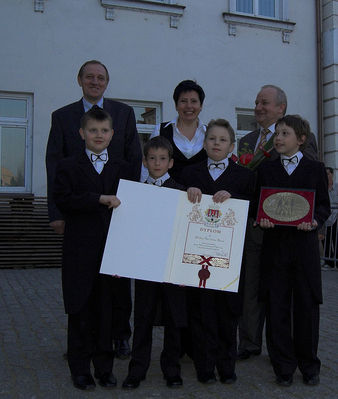 Dni Historii Płocka i Dzień Chemika 30 maja - 1 czerwca 2008 roku
Laureaci nagrody Prezydenta Miasta w dziedzinie kultury

Chór "Pueri Cantores Plocensis"
