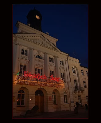 Ratusz
w Świątecznej scenerii
