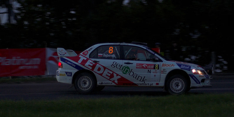 Rajd Orlen 2008
OS "Mostówka"
Na trasie Michał Bębenek
