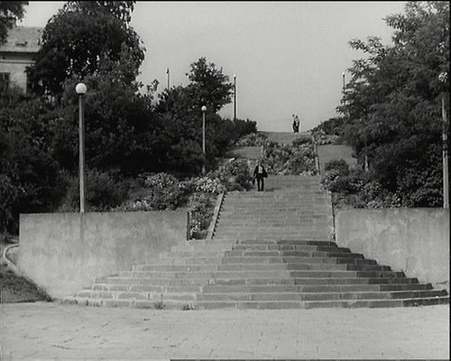 Kadr z filmu "Szatan z 7 klasy" (1960)
Schody Broniewskiego
