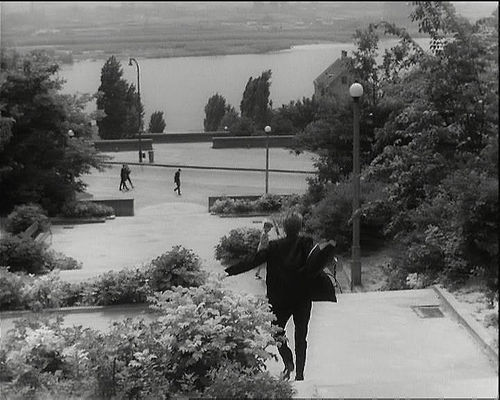 Kadr z filmu "Szatan z 7 klasy" (1960)
Widok na Wisłę 
