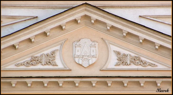 Herb Miasta Płocka
Herb Miasta Płocka umiejscowiony na frontowej ścianie Ratusza
