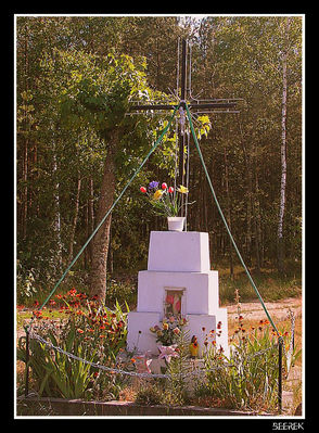 *** leśna figurka ***
Leśna, przydrożna figurka z 1874 r. w Jeżewie (gm. Nowy Duninów)
