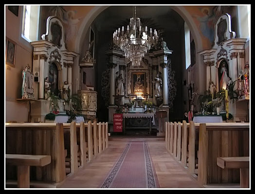 Wnętrze Kościoła pod wezwaniem św. Józefa w Siecieniu
