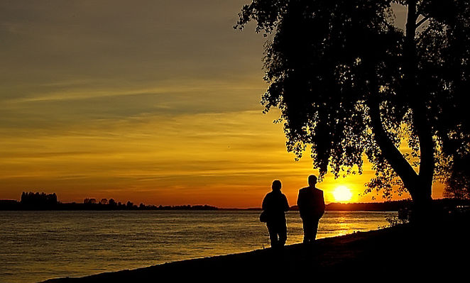 ...wieczorne spacery po nadwiślańskim bulwarze...
