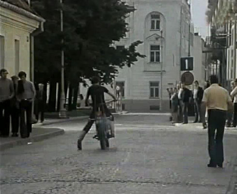 Scena z filmu "Zielona Miłość" reż. Stanisław Jędryka
ul. Grodzka, w głębi ratusz
