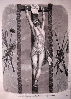 Ornat gobelinowy- skarbiec katedry płockiej
"Tygodnik Ilustrowany" nr 43, 21 październik 1876r
