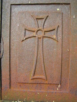 Krzyż
nagrobek znajduje się na Cmentarzu Ewangelickim 
Słowa kluczowe: cmentarz ewangelicki K.Wielkiego jaca krzyż nagrobek