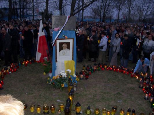 Marsz milczenia
po smierci Jana Pawła II
