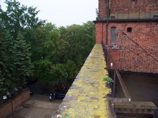 Wieża zegarowa
Przejście z wieży szlachckiej do wieży zegarowej
