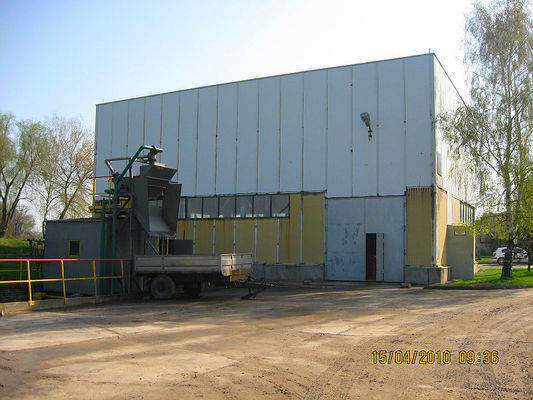 Oczyszczalnia ścieków komunalnych dla miasta Płocka w Maszewie
Budynek Krat 
