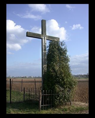 Krzyż w Jędrzejowie
Stoi za lotniskiem, mało kto o nim wie. Ufundowany i wkopany przez archeologów prowadzących z okazji 750-lecia lokacji Płocka prace wykopaliskowe, został poświęcony przez ówczesnego proboszcza w 1987 r. Jest na nim informacja: "Granice miasta Płocka 1322". 

