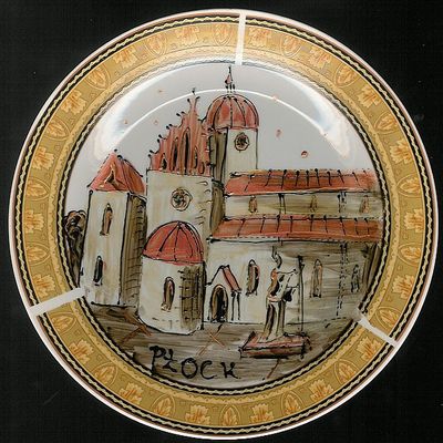 Ozdobny talerzyk z Bazylika Katedralną
Pamiątki z Centrum Informacji Turystycznej
