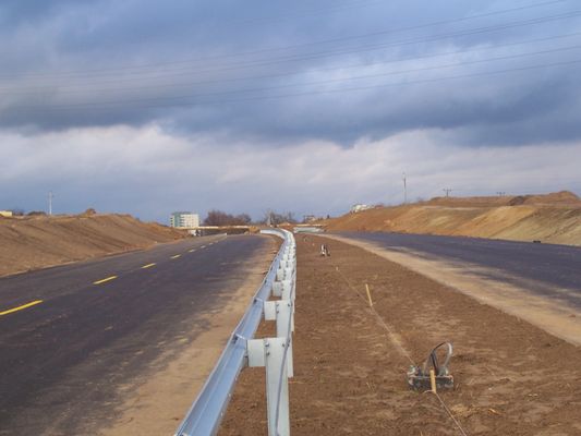 Budowa dróg dojazdowych do nowego mostu stan z 12 listopada
