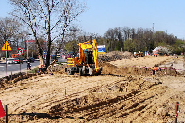 Budowa drugiej nitki ul. Wyszogrodzkiej
Kwiecień 2007
